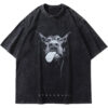 Laixton Men's Graphic Tees Shirt Unisex Cotton Oversized T-Shirt