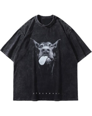 Laixton Men's Graphic Tees Shirt Unisex Cotton Oversized T-Shirt